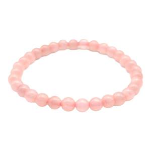 Girls Wang Peach Powder Crystal Bracelet Powder Crystal Bracelet Pink Crystal Recruitment Peach Blossom Bracelet Wong Marriage Jiming Tripper