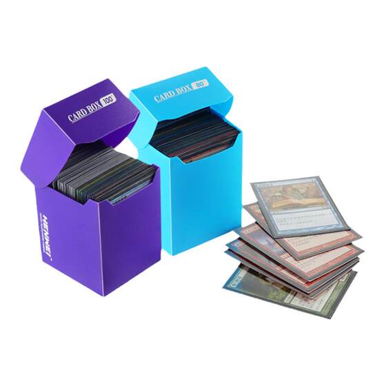 Hengwei Magic: The Gathering Pokémon ptcg 80+ card box Yu-Gi-Oh! table game peripheral storage box pp plastic card box