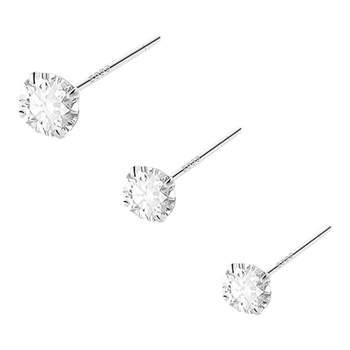 Colorful ultra-flash zircon earrings ear bone nails beautiful and unique