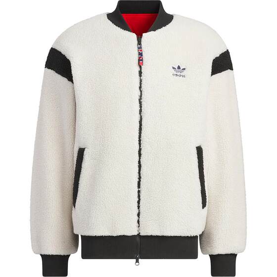 
Adidas/Adidas genuine Clover men and women lamb velvet double-sided jacket IX4214