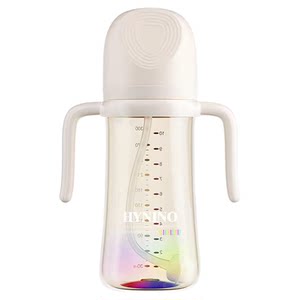 
Huang Xing Ennishuo imported PPSU three-purpose bottle baby drinks milk and water weaning duckbills learn to drink straw cups withstand drops