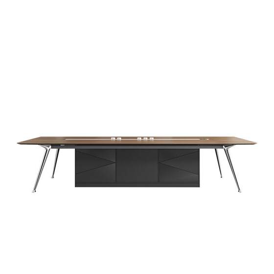 
Geo Conference Table Training Long Table Negotiation Table Italian Office Furniture Simple Modern Conference Room Table and Chair Combination