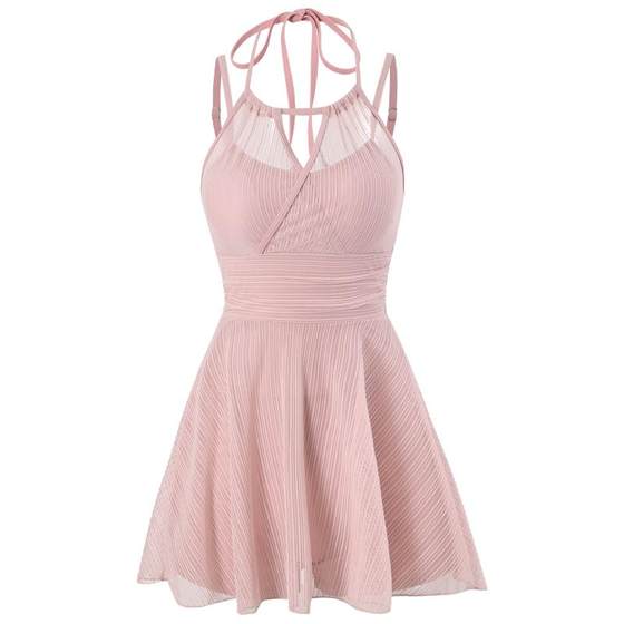 
Yimeishan one-piece swimsuit for women adults with beautiful high-end large size vacation slightly fat 2025 new hot spring bathing