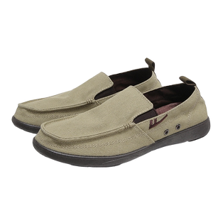 Huili Men's Shoes Canvas Shoes Men's Spring/Summer Breathable Casual Shoes Bean Shoes Low Top Shoes One Foot Overcover Shoes Driving Shoes