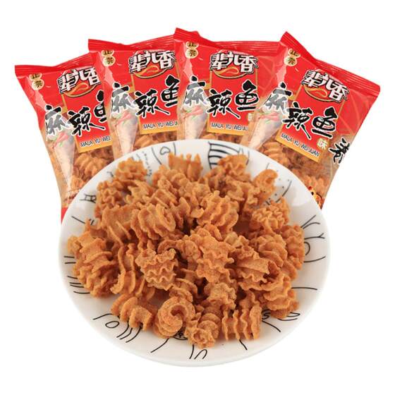 Generation's spicy fish flavor rolls, eight-claw roasted rice balls, Internet celebrity casual puffed snacks, nostalgic for those born in the 80s and 90s