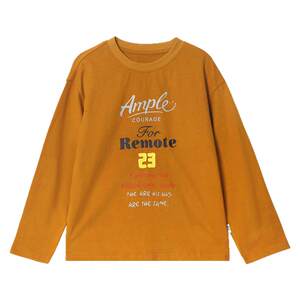 
Gulu Diary Children's Clothing Children's Printed T-shirt Round Neck 2026 Spring New Boys Long-Sleeved Tops Autumn Clothing Girls