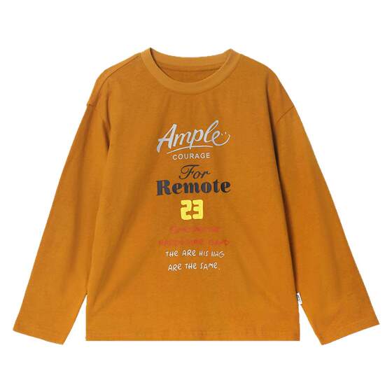 
Gulu Diary Children's Clothing Children's Printed T-shirt Round Neck 2026 Spring New Boys Long-Sleeved Tops Autumn Clothing Girls