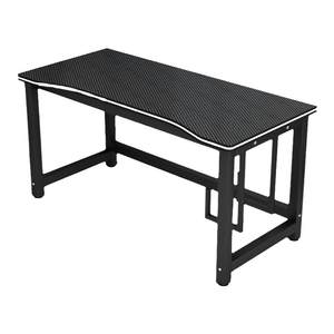 
Mobile desktop computer desk bedroom e-sports desk household threading hole study desk with wheeled office desk can be placed on the host