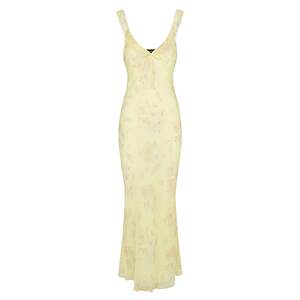 RealizationPar dress RP star's same style yellow silk bias-cut maxi dress The Heidi
