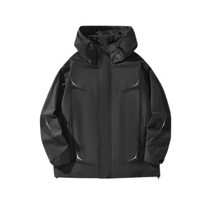 
Work jacket men's 2026 autumn new spring and autumn American fashion brand men's loose outdoor windproof hooded jacket