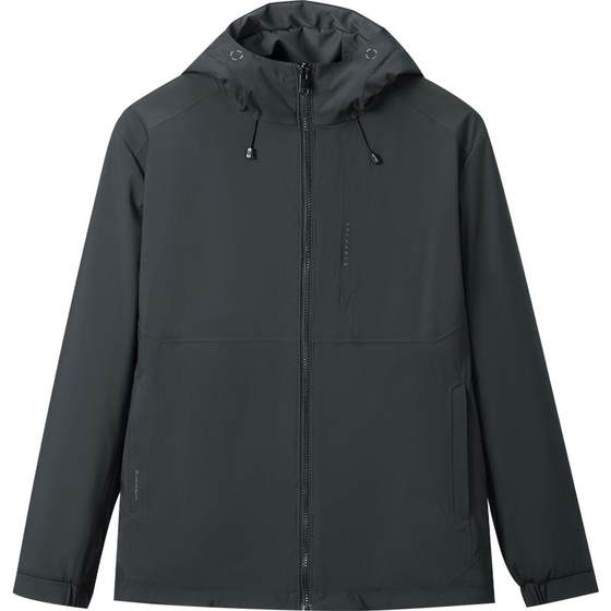 
[Double-sided] HLA/Heilan House Hooded Outdoor Jacket 25 Autumn and Winter New Thickened Warm Casual Jacket for Men