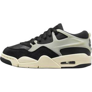 
Jordan Air Jordan 4 genuine leather comfortable and versatile non-slip low-top children's basketball shoes