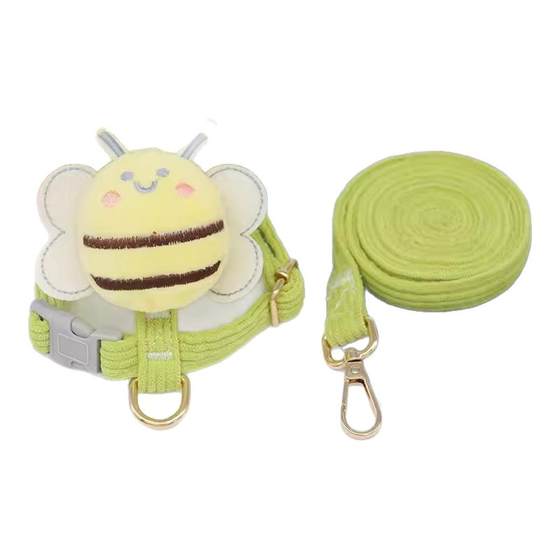 Cats and bees traction ropes go out to break free and prevent I-shaped ropes to adjust pets special puppet Teddy small