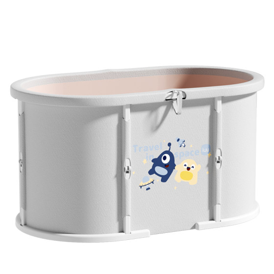 
iuu baby swimming bucket home adult bath basin baby bathtub swimming pool can sit foldable children's bath bucket
