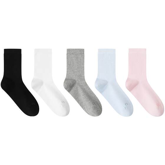 
ubras Xinjiang cotton women's solid color short-tube mid-tube socks 15A antibacterial breathable deodorant pure cotton socks right-angle socks women's socks