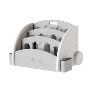 
Manlong Children's Bookshelf Desktop Storage Shelf Household Storage Shelf Painting Board Two-in-One Children's Toy Storage Shelf