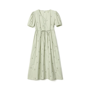 
Fisher-Price Maternity Dress Summer 2026 New Summer Cotton Floral Skirt Fashion Loose Large Size French Pregnancy Skirt