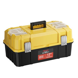 
Delixi Electrical Hardware Tool Box Storage Box Home Electrician Storage Box Three-Layer Folding Multi-Function Set