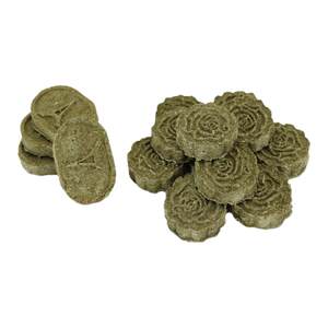 Timothy Grass Cakes Rabbit Tooth Grass Cakes Pet Snacks Hamster Tooth Grass Snacks 10 pieces Handmade Grass Cakes