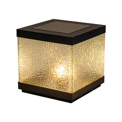 Solar waterproof pillar lamp outdoor garden pillar lamp