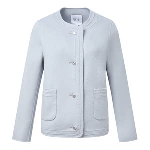 
FINITY FINITIDI Cashmere Coat 2025 Winter New Warm Double-Side Woolen Short Woolen Jacket Women's Clothing