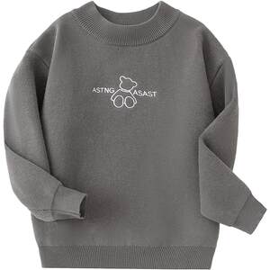 
Little Elephant Ham children's clothing boys' velvet sweater winter clothing thickened children's knitted sweater bottoming shirt 2026 new trend