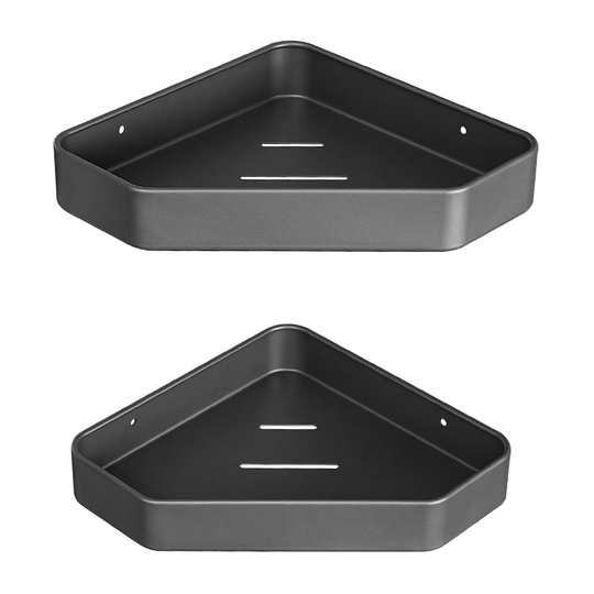 Leante Bathroom Triangular Storage Rack - No Drill Mount