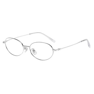 
Ultra-light pure titanium oval narrow-frame glasses for women with myopia can be equipped with prescription anti-blue light Korean style cool-feeling plain-faced eye frames