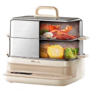 
Bear electric steamer multifunctional steaming all-in-one pot stainless steel large capacity breakfast machine steamer home 2026 new model