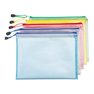 A4 File Bags Bag Spring College Entrance Examination Transparent Bag Waterproof Data Waterproof Data Folder File File Bag Primary School Student Plastic Zipper Bags Bag Test Paper Storage Office Supplies Special Bags

