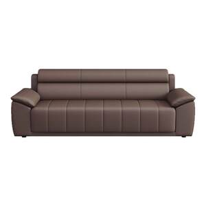 
Cat claw leather office sofa simple business reception room rest area three-seat leather coffee table combination