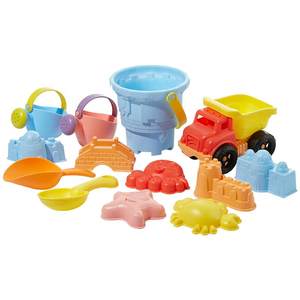 Children's beach toy set dug -in tools, sand digging, shovel, play in the sand interior, bathing baby sand pool