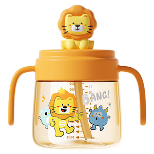 
Little Potato Children's Milk Cup 2 3-year-old and above baby straight drinking cup ppsu with scale strap out-going sippy cup