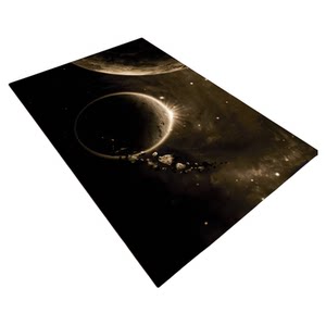 
Creative universe starry sky theme e-sports room decorative carpet living room bedroom live broadcast room crystal velvet carpet can be customized