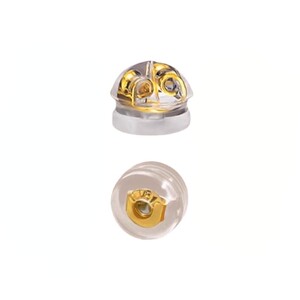 
Ear blockage and prevent loss of ultra-tight fine needles and ear blockages Food grade silicone transparent burger ear plugs without removing ear studs accessories