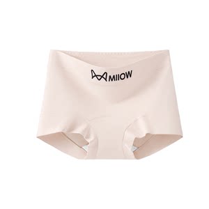 Cat men underwear women's pure cotton 2025 new high-waisted women's boxer pants 7a antibacterial cotton crotch hip boxer pants