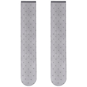 
White polka dot stockings for women in summer, ultra-thin JK calf socks miu style ballet style half-length long-tube over-the-knee socks for autumn