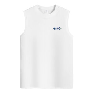 Xinjiang 100% pure cotton vest men's t-sports and fitness vest sleeveless T-shirt loose cotton base sweat shirt top