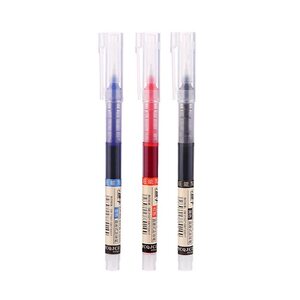 
Straight-liquid, smooth and durable gel pen, quick-drying, large-capacity ballpoint pen 0.5 students use syringe pen to brush questions