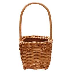 Mini handmade set of home flower baskets