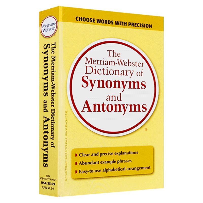 語学・辞書・学習参考書 Merriam Webster's Dictionary of Synonyms The Merriam-Webster Dictionary of Synonyms and Antonyms