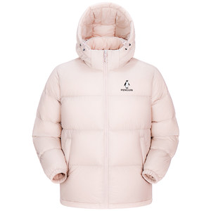 
[Snow Puff] Penguin Thermal Down Jacket for Men and Women 2025 New Outdoor Windproof Thickened Short Hooded Jacket