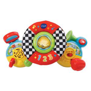 Vtech Weida stroller steering wheel simulation steering wheel co -driver toy puzzle simulation car
