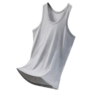 
Fenton Men's Undershirt Thin Sports Breathable and Comfortable Cotton Home Antibacterial Cotton Men's Vest