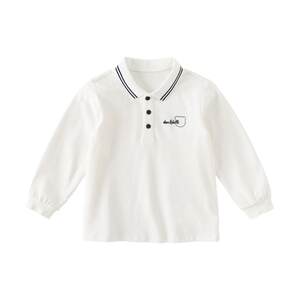 
[Same style in the mall] David Bella boys' POLO shirt long-sleeved spring new style children's T-shirt bottoming shirt top