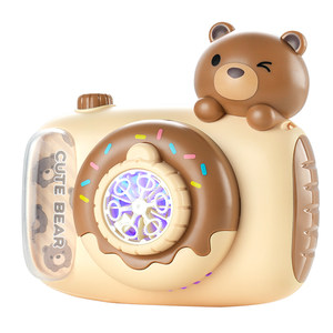 
2025 new bubble machine children's handheld fully automatic bubble blowing camera bubble water replenishment liquid girl toys