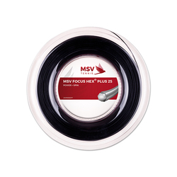 German Brand Msv Focus Hex Plus 25 Large Loose Tennis String Polyester Hard Wire Elastic And Durable