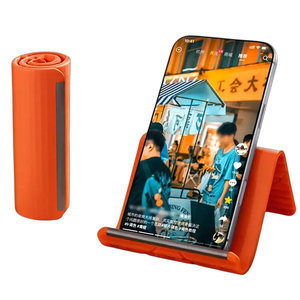 Flexible folding silicone holder for mobile phones, tablets and notebooks, universal holder, creative deformation, lazy holder, travel accessories