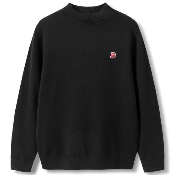 
Balabala children's middle turtleneck sweater in autumn and winter thickened warm children's clothing medium and large children's pullover boy's sweater trend