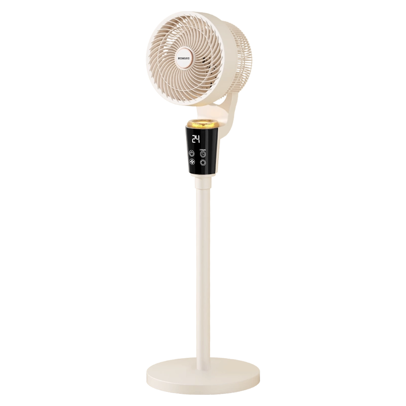 荣芝RONGEO智能语音空气循环扇轻音遥控摇头落地氛围直流电风扇